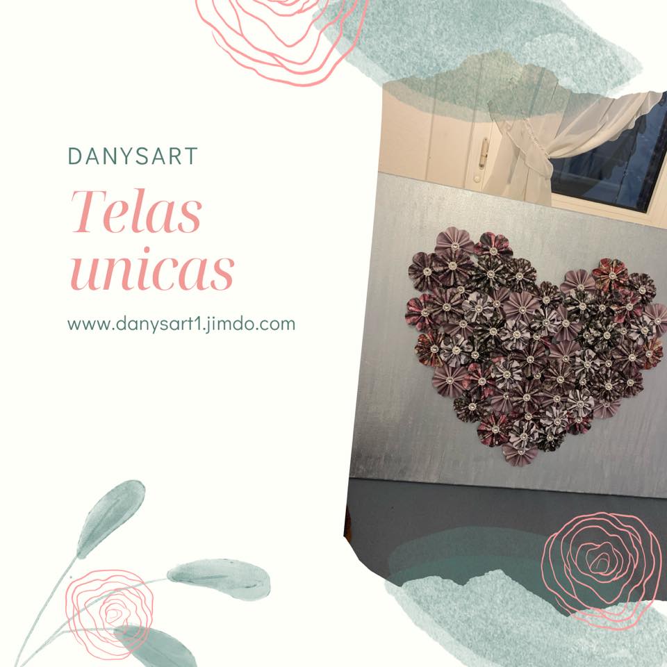 Tela Decorativa Artesanal-Peça única com Design Exclusivo
