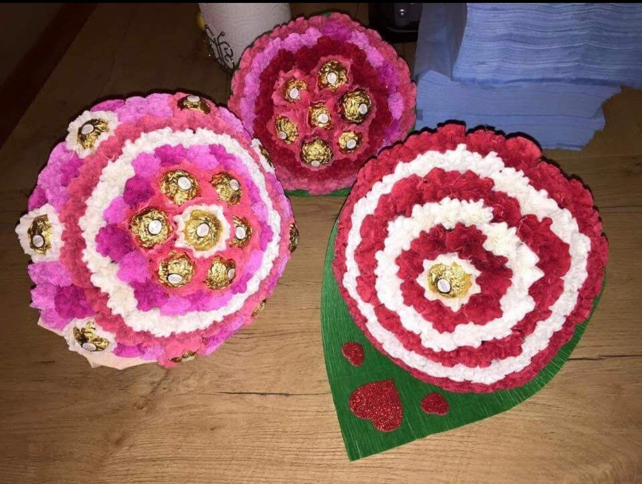 🌸 Bouquet de Flores de Papel com Ferrero Rocher – O Presente Perfeito para Encantar