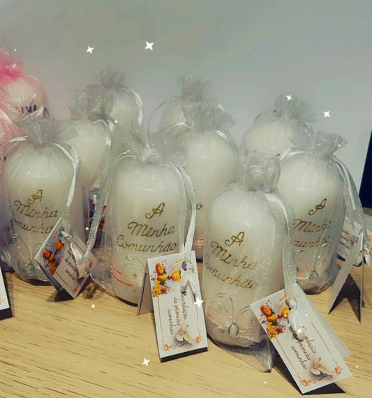 Velas Personalizadas – Batizado & Agradecimento