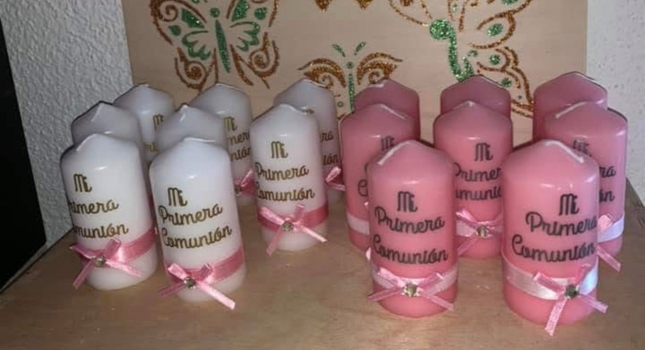 Velas Personalizadas – Batizado & Agradecimento